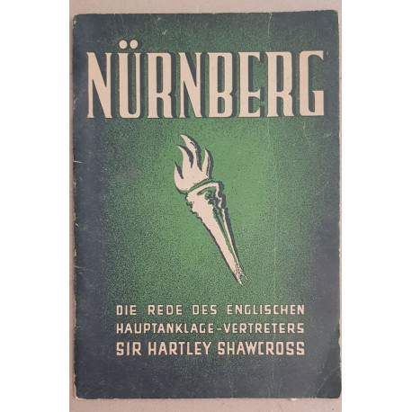 Nurnberg - Die Rede des englischen Hauptanklagevertreters