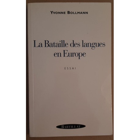 La bataille des langues en Europe / Dédicace et carte de l'auteur