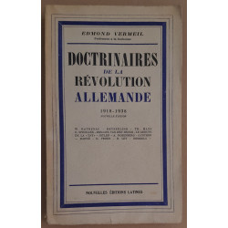 Doctrinaires de la Révolution allemande 1918-1938 (nouvelle édition)