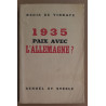 1935 - Paix avec l'Allemagne
