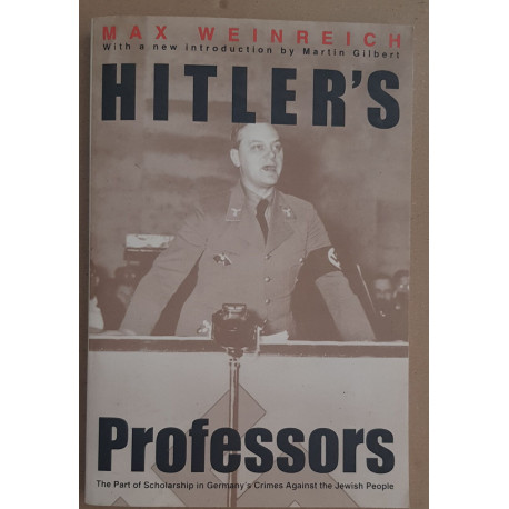 Hitler's Professors (2° edition) The Part of Scholarship in...