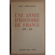 Une année d'histoire de France 1940-1941