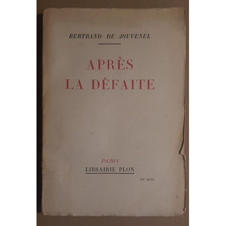Après la défaite