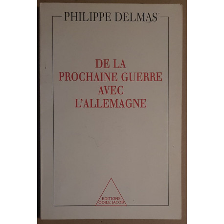De la prochaine guerre avec l'Allemagne