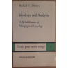 Ideology and analysis - A rehabilitation of metaphysical ontology