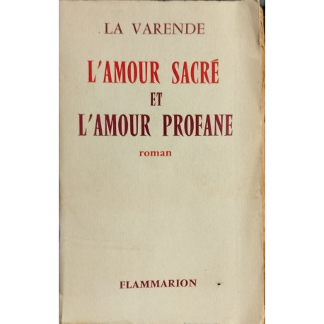 L'amour sacré et l"amour profane