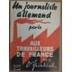 Un journaliste allemand parle aux travailleurs de France
