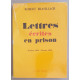 Lettres écrites en prison - Octobre 1944 - Février 1945