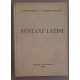 Syntaxe latine (2° édition - tirage corrigé et revu)