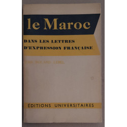 Le Maroc dans les lettres d'expression française
