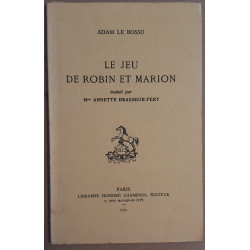 Le jeu de Robin et Marion (traduction en français moderne)