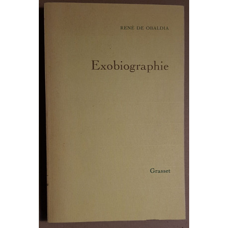 Exobiographie - mémoires / Dédicace