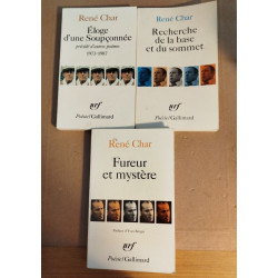 3 titres / recherche de la base et du sommet -fureur et mystere...