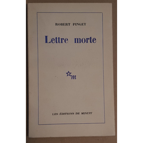 Lettre morte