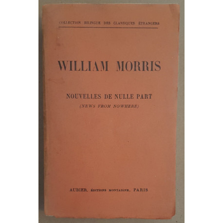 Nouvelles de nulle part ou une ère de repos (bilingue français/...