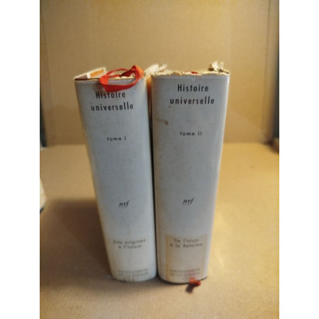 Histoire universelle /2 tomes