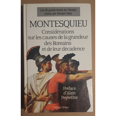 Considérations sur les causes de la grandeur des Romains et de...