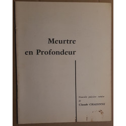 Meurtre en profondeur - nouvelle policière inédite