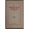 Propos d'un Normand - Tome II - 1906-1914