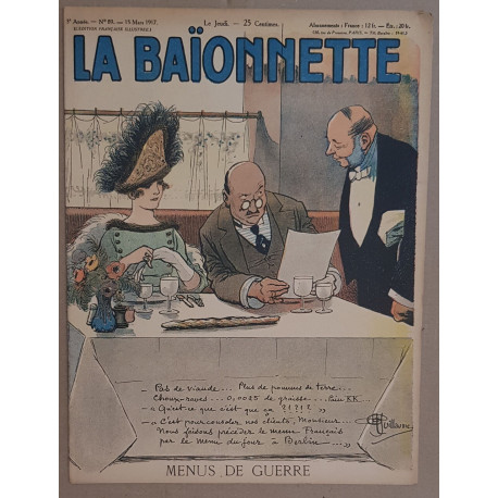 La Baionnette - 3° année - N° 89 - 15 Mars 1917
