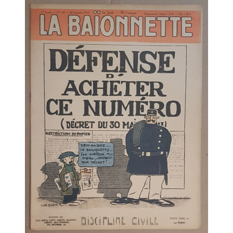 La Baïonnette - 3° année - N° 129 - 20 Décembre 1917