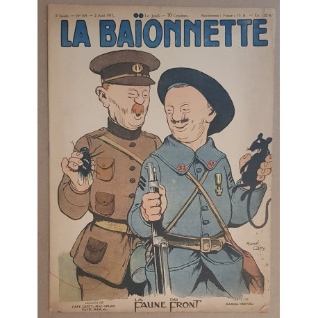 La Baïonnette - 3° année - N° 109 - 2 Aout 1917