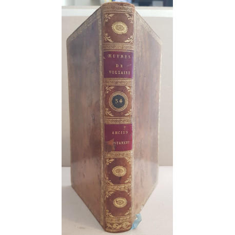 Oeuvres completes de Voltaire - Tome trente-quatrième - Ancien...