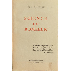 Science du bonheur. philosophie des lois de la nature