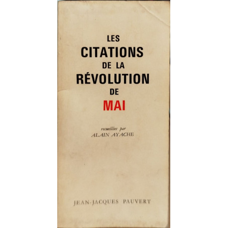 Les citations de la révolution de mai