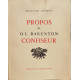 Propos de O.L . barenton confiseur