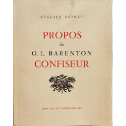 Propos de O.L . barenton confiseur