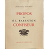 Propos de O.L . barenton confiseur