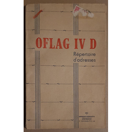 OFLAG IV D - Répertoire d'adresses