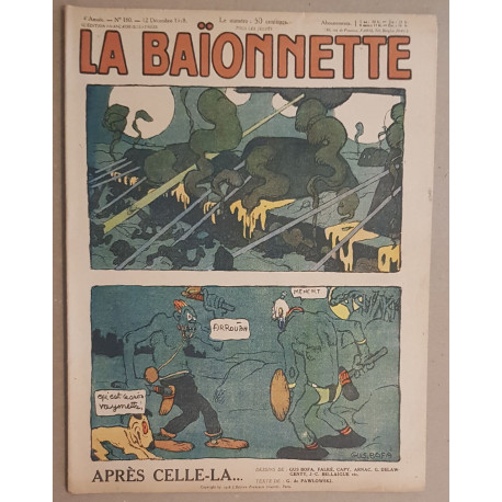 La Baionnette 4° année - N° 180 - 12 Décembre 1918