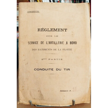 Reglement sur le service de l'artillerie à bord des batiments de...