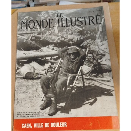 Le monde illustré n° 4309 / caen ville de douleur