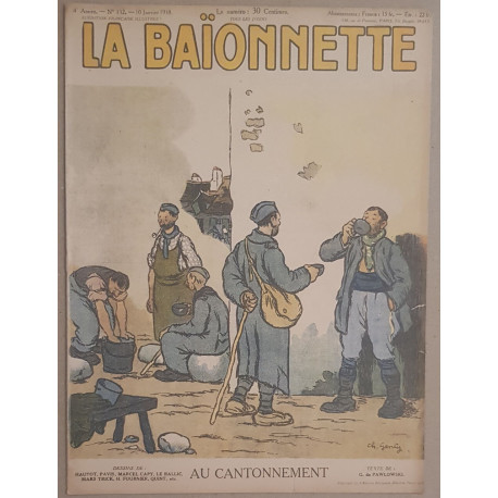 La Baionnette - 4° année - N° 132 - 10 Janvier 1918