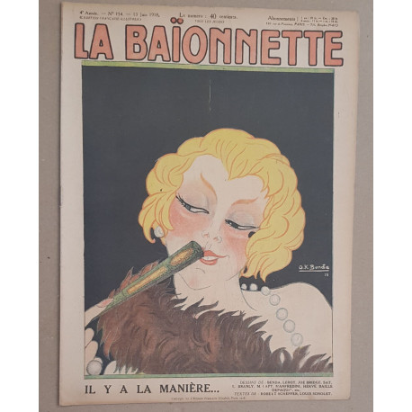 La baionnette - 4° année - N° 154 - 13 Juin 1918