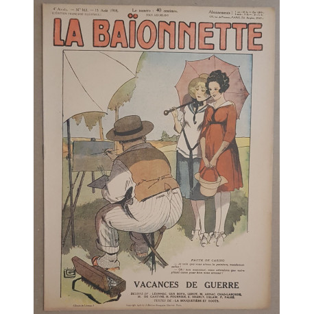 La Baionnette - 4° année - N° 163 - 15 Août 1918
