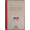 Dictionnaire de citations françaises (16 500 extraits depuis le...