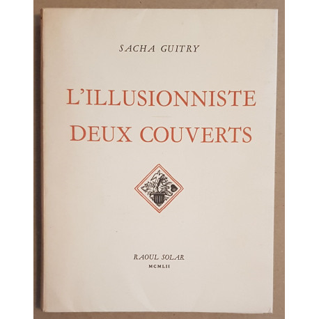 L'illusionniste (hors-textes J. Cocteau) - Deux couverts (ill. G....