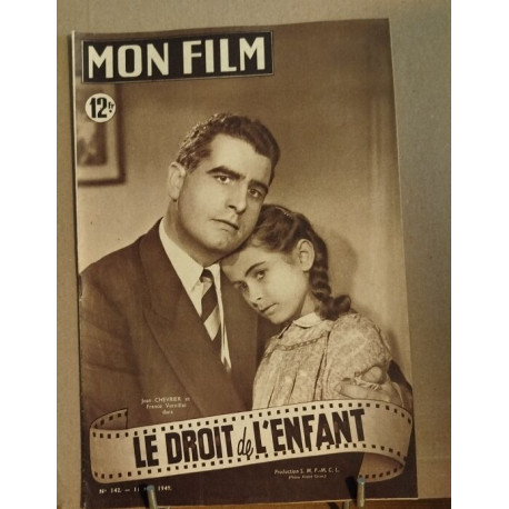 Revue mon film n° 142 / le droit de l'enfant ( Jean Chevrier et...