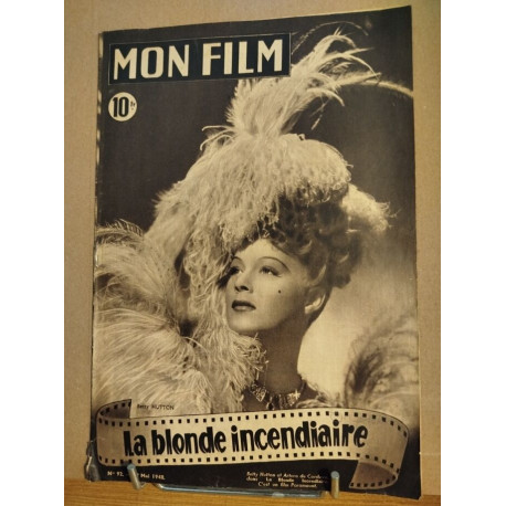 Revue mon film n° 92 / la blonde incendiaire ( betty Hutton )