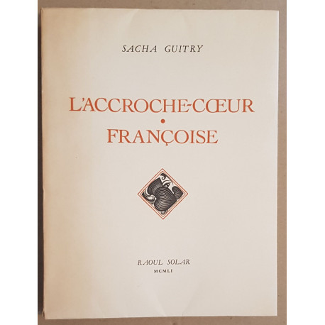 L'accroche-coeur (illustrations gravées par paulette Humbert) -...