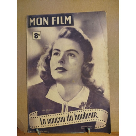 Revue mon film n° 24 / la rançon du bonheur ( Ingrid Bergman )