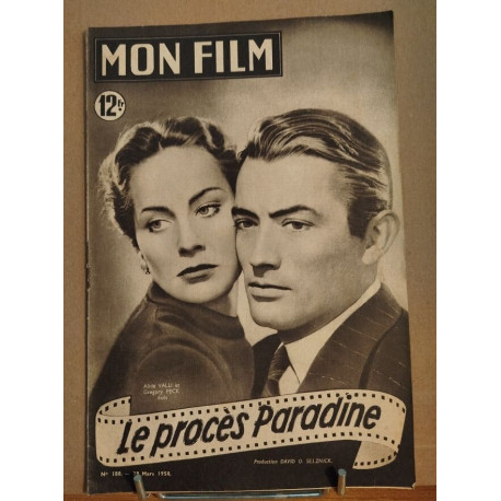 Revue mon film n° 188 / le procés paradine ( alida Valli et...
