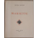 Mariette ou comment on écrit l'histoire (illustrations de Touchagues)