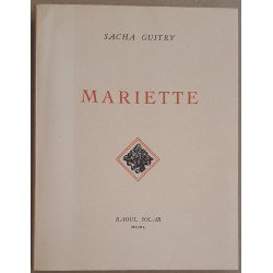 Mariette ou comment on écrit l'histoire (illustrations de Touchagues)
