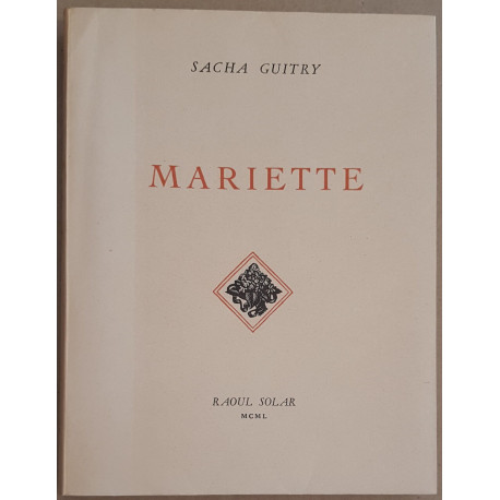 Mariette ou comment on écrit l'histoire (illustrations de Touchagues)