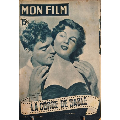Revue mon film n° 227 / la corde de sable ( Burt lancaster et...